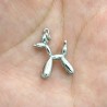 Approx 15.6x26.7mm Silver Plated Puppy Animal Pendant Special Gift Jewelry For Women