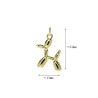 Approx 13x23mm Pendant Gold Plated Puppy Animal Charms Special Gift For Women Jewelry