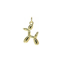 Approx 13x23mm Pendant Gold Plated Puppy Animal Charms Special Gift For Women Jewelry