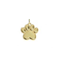 Approx 15.7x19.1mm Pendant Animal Puppy Footprint Gold Plated Charms Jewelry Special Gift For Women