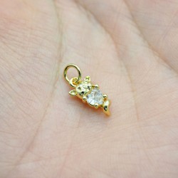 Approx 6.6x16.5mm Gold...